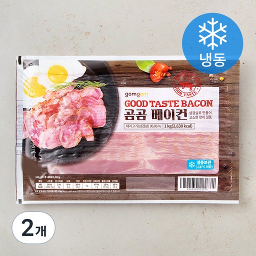 곰곰 삼겹 베이컨(냉동)