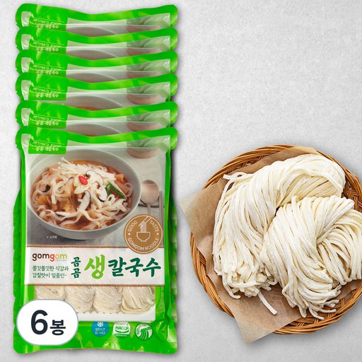 곰곰 생칼국수