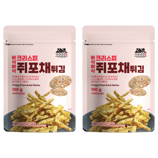 수산곳간 바삭바삭 크리스피 쥐포채 튀김