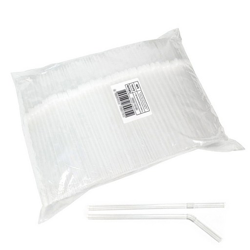 대성산업 자바라 투명 개별 스트로우 7 x 210 mm