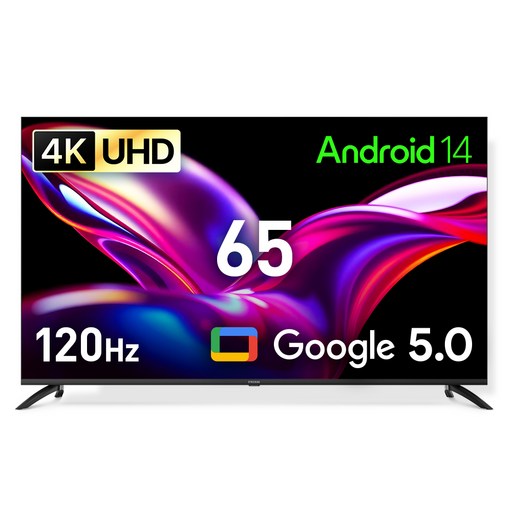 프리즘코리아 4K UHD 구글 5 AI DLG120Hz 스마트TV 4K