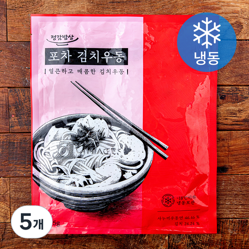 정감밥상 포차 김치우동 (냉동)