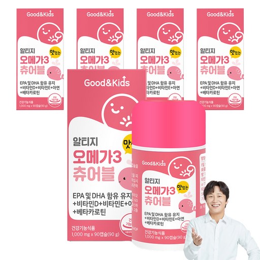 굿앤키즈 알티지 오메가3 츄어블