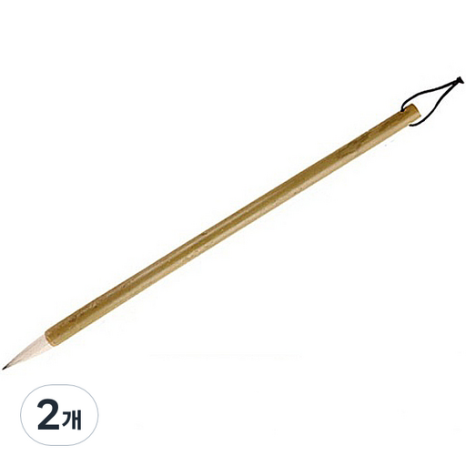 원목 단단한 동양화붓 13 노란색 대나무 장대와 센티미터