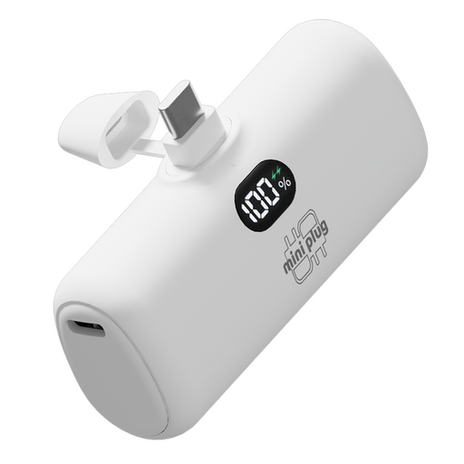 미니플러그 초고속충전 PD 퀄컴 3.0 미니 도킹형 보조배터리 5000mAh C타입