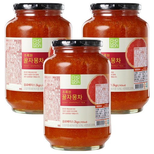 초록원 꿀자몽차