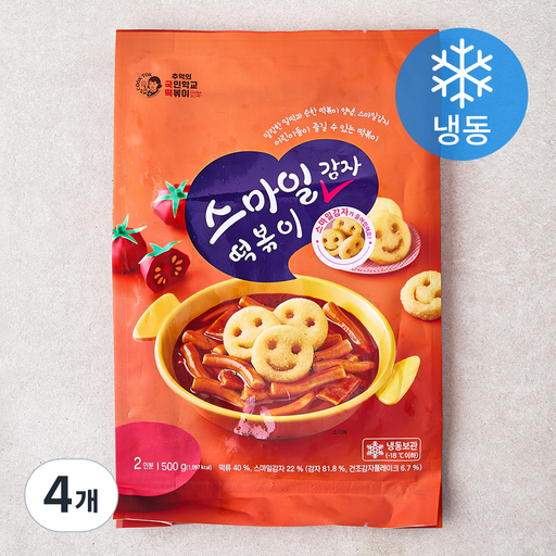 추억의국민학교떡볶이 스마일 감자 떡볶이 (냉동)