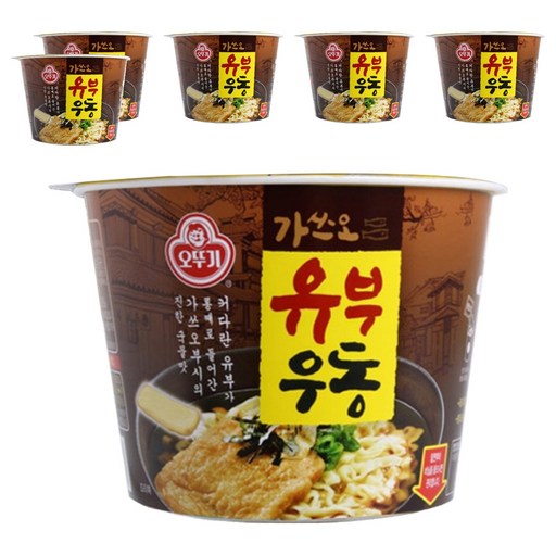오뚜기 가쓰오 유부 우동 컵라면