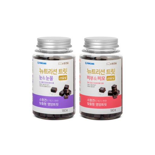 포켄스 강아지 뉴트리션 트릿 미니 영양제 168g x 2종 세트