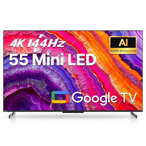 이스트라 4K QD-Mini LED 144Hz AI 퀀텀사운드 구글 스마트TV