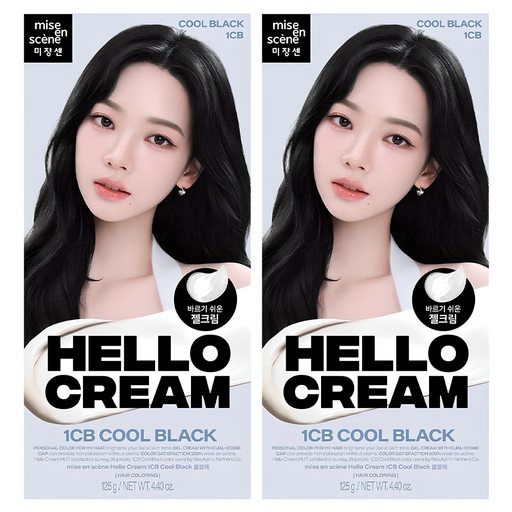 미쟝센 뉴 헬로크림 일반염모제