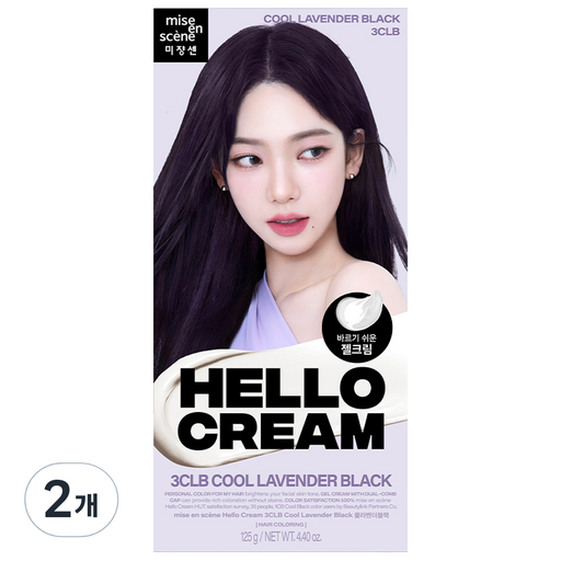 미쟝센 뉴 헬로크림 염모제 125g
