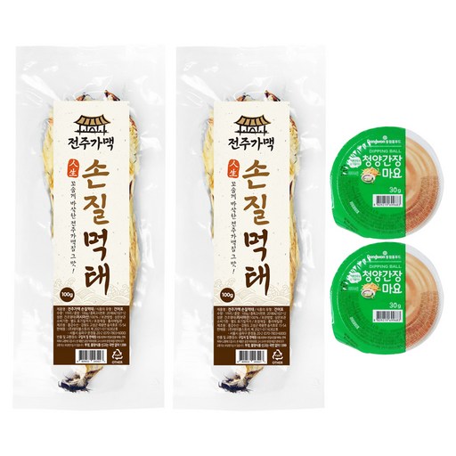 전주가맥 손질 먹태 100g + 청양간장마요 30g 세트