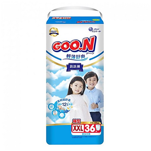 GOO.N 大王 輕薄舒爽 紙尿布 褲型 15~25kg, 36片, 2XL