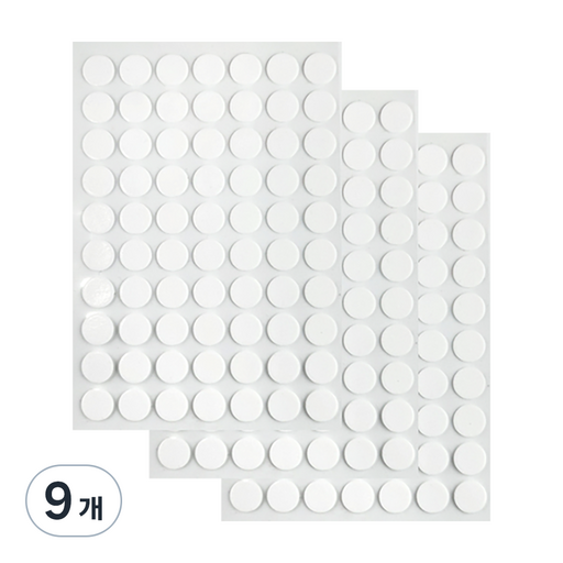 마리포레 강력 접착 원형 스티커 10mm 70p
