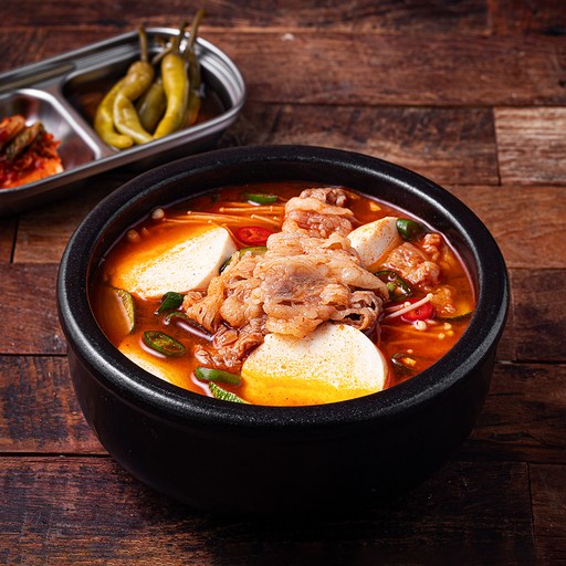 프레시지 우삼겹 순두부찌개 밀키트 2인분