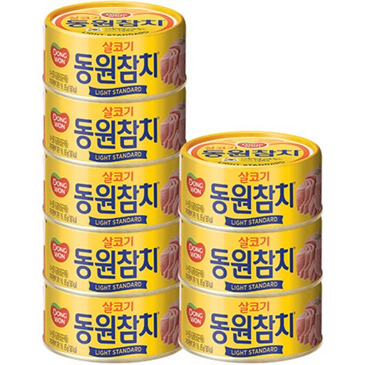 동원 라이트 스탠다드 참치 85g 8개 에코노미팩