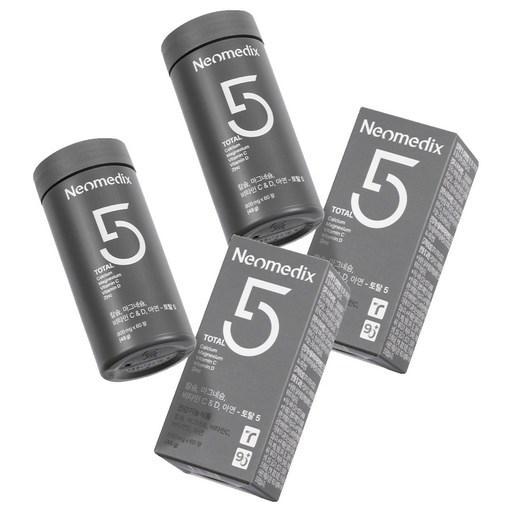 네오메딕스 토탈5 칼슘 마그네슘 비타민C 비타민D 아연 영양제 48g
