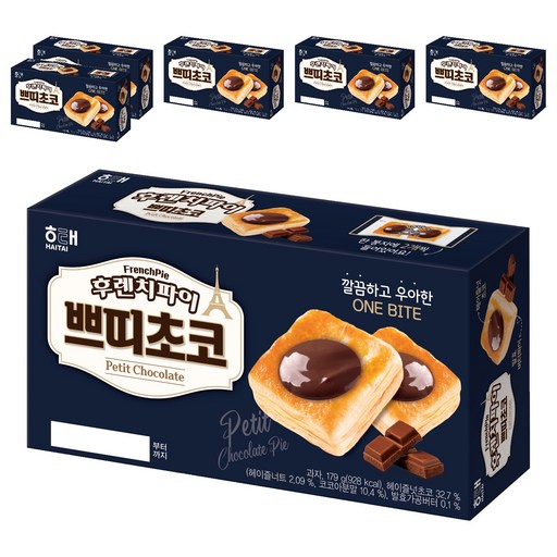 해태제과 후렌치파이 쁘띠 초코 15p