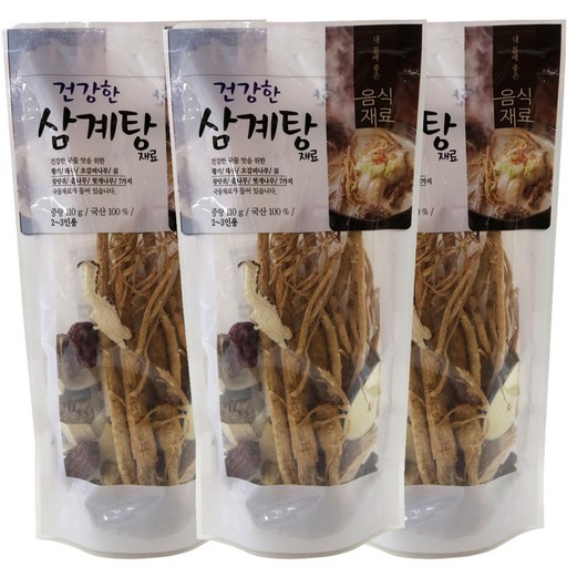 청솔 건강한 삼계탕재료