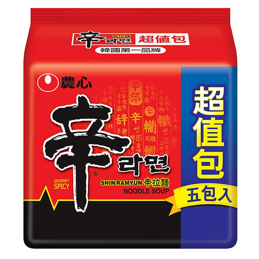 NONGSHIM 農心 辛拉麵 120g, 5包