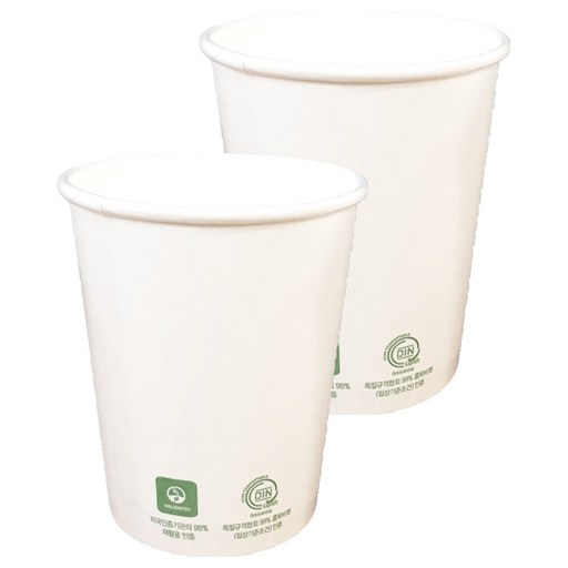 생활을그리다 재활용과 생분해가 되는 종이컵 280ml
