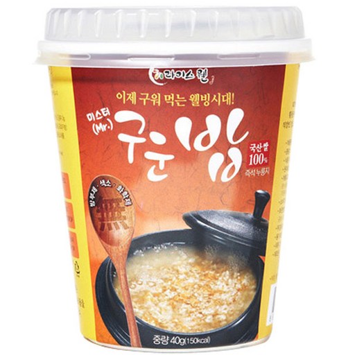 미스터 구운밥 즉석컵누룽지, 40g, 30개