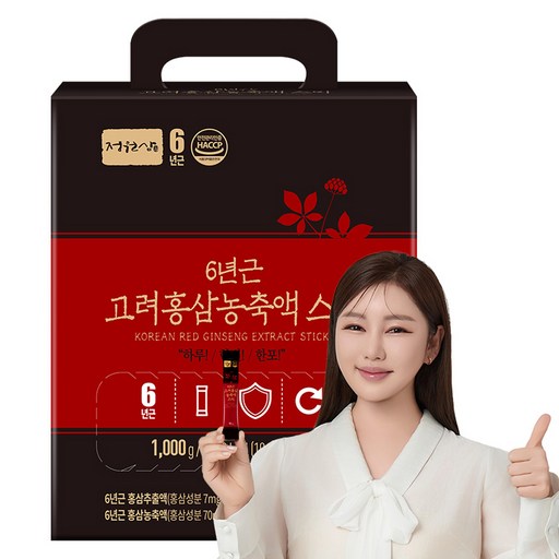 정원삼 6년근 고려홍삼 농축액 스틱