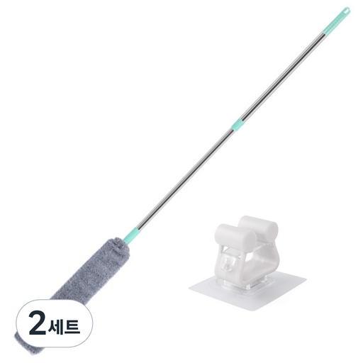모나코올리브 길이조절 틈새먼지청소 슬림 커브드 맙 + 이지걸이 세트