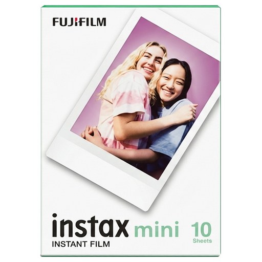 FUJIFILM 富士 instax 白邊底片 公司貨 86 x 54mm 10個, instax mini, 1盒