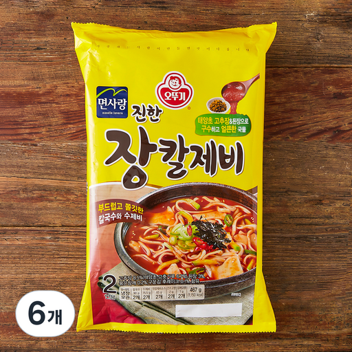 오뚜기 진한 장칼제비 2인분