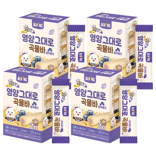 엘빈즈 11곡물 영양그대로 곡물바