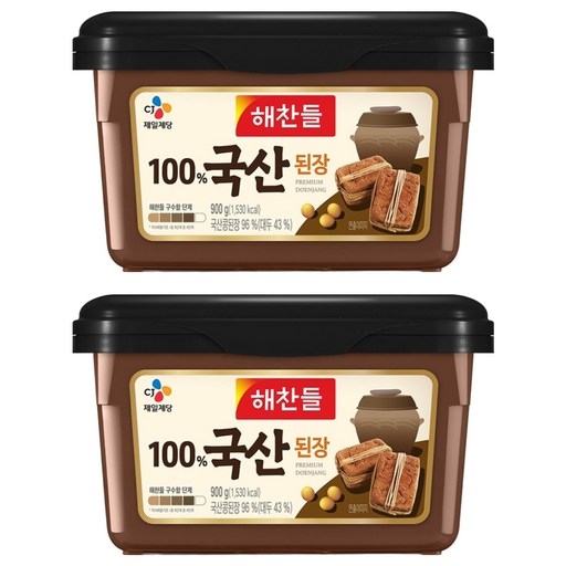 해찬들 100% 국산된장
