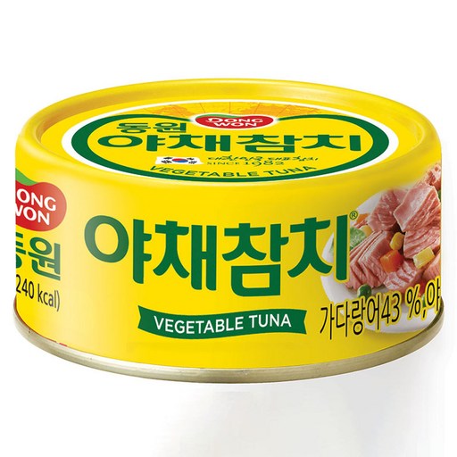 동원 야채참치 통조림