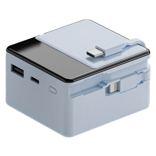 미니덕트 쿼드로 22.5W PD 고속충전 빌트인 케이블 보조배터리 20000mAh