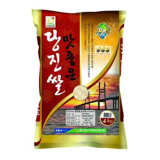 신평농협 22년 햅쌀 맛좋은 당진쌀, 4kg, 1개