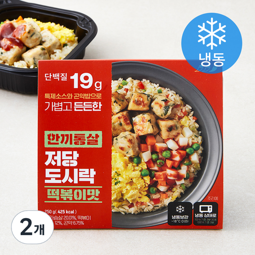 한끼통살 저당 도시락 떡볶이맛 (냉동)