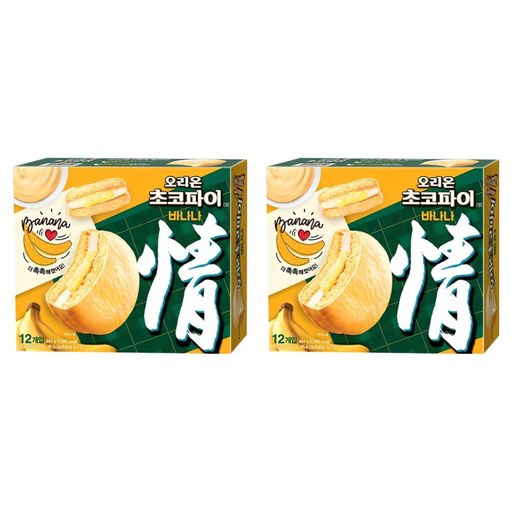 오리온 초코파이 바나나 12p