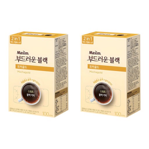 맥심 모카골드 부드러운 블랙 커피믹스