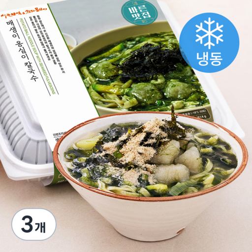 바른식 옹심이 매생이 칼국수 밀키트 (냉동)