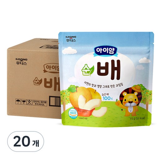 일동후디스 아이얌 동결건조 과일칩 순배