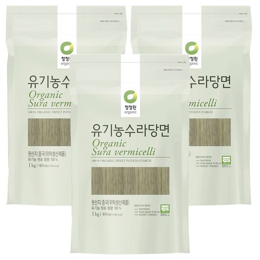 청정원 유기농 수라 당면