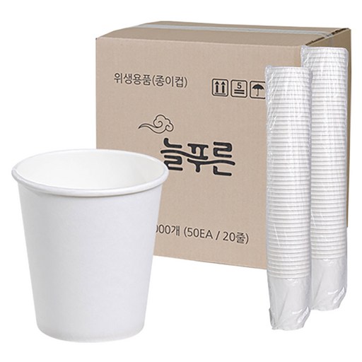 neulpuleun 무인쇄 종이컵 210ml