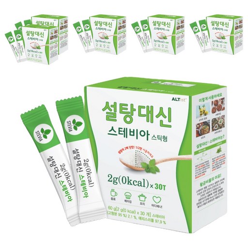 설탕대신 스테비아 스틱 30p