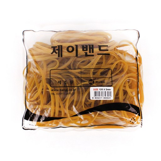 하나제이 10000 고무 제이밴드 120 x 5 mm