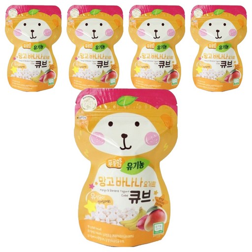 오가닉스토리 푸름맘 유기농 요거트 큐브 16g