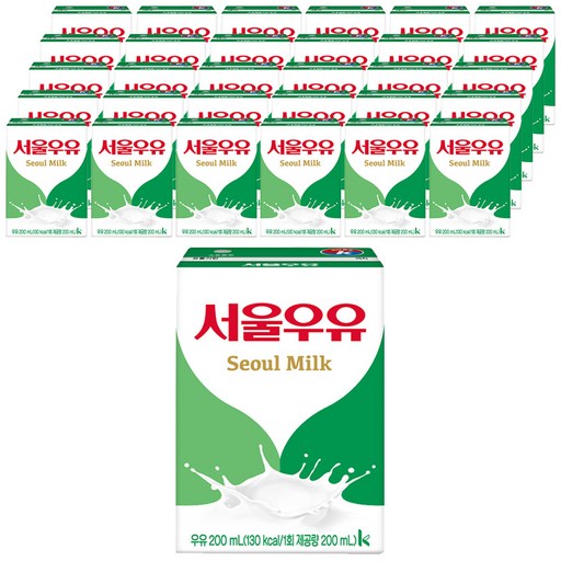 [서울우유] 흰우유 200ml 48팩 – 신제품 출시
