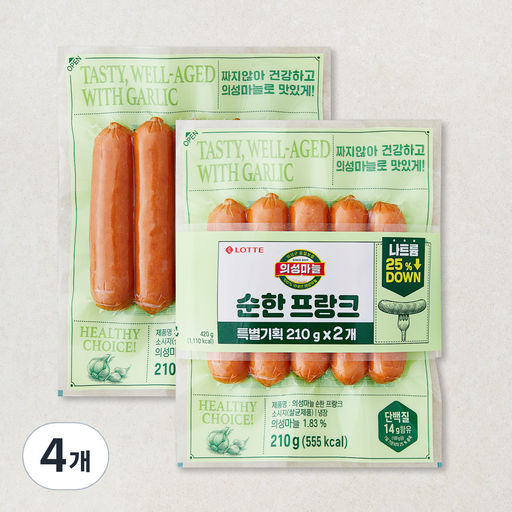 롯데웰푸드 순한 프랑크 소시지