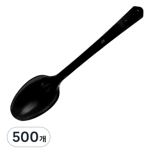 코멧 일회용 숟가락 블랙