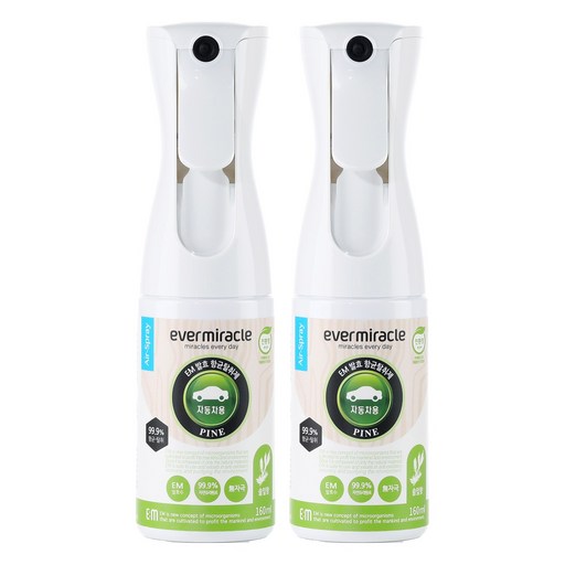 에버미라클 EM 발효 차량용 탈취제 파인향 160ml